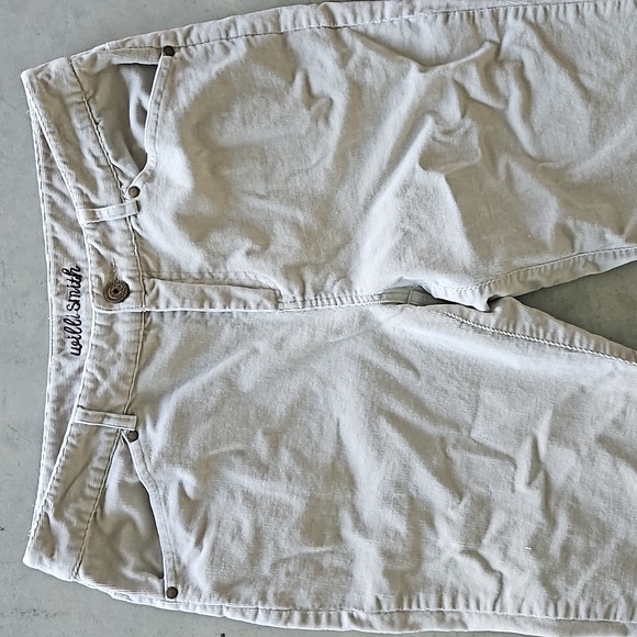 Tan cream khaki corduroy pants willismith size 8 - Picture 2 of 7